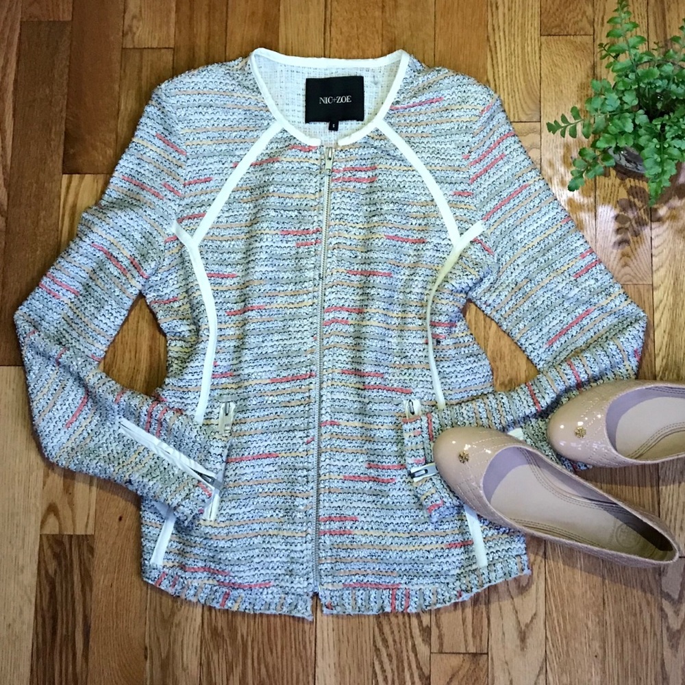 NWT Nic & Zoe Tweed Jacket